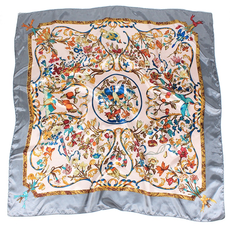 Khăn Choàng Vuông 90CM(35.4inch) WJ1003-69 Dành Cho Nữ