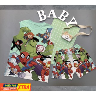 Đồ Bộ 3D In Hình Những Siêu anh hùng avengers