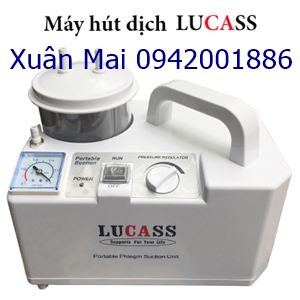 Máy hút dịch đờm mũi 1 bình Lucass - Mỹ