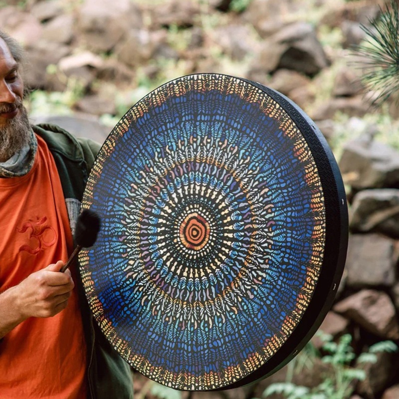 Trống Âm Nhạc Shaman Phản Quang Độc Đáo