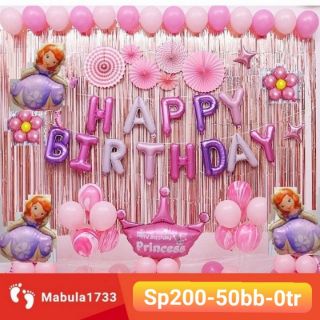 Set sinh nhật công chúa siêu nhân