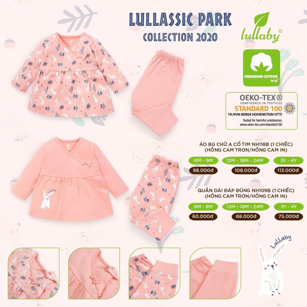 Bộ bé trai bé gái Lullaby 2020