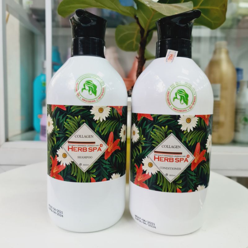 CẶP GỘI XẢ PHỤC HỒI HƯ TỔN HERBSPA 880ml×2