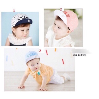 Nón cho bé yêu từ 4 tháng đến 3 tuổi