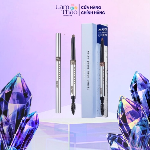 Chì Kẻ Mày Wakemake Water Proof 24h Brown Pencil