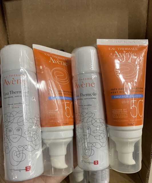 SET #XỊT KHOÁNG & #CHỐNG NẮNG #AVENE 50ml