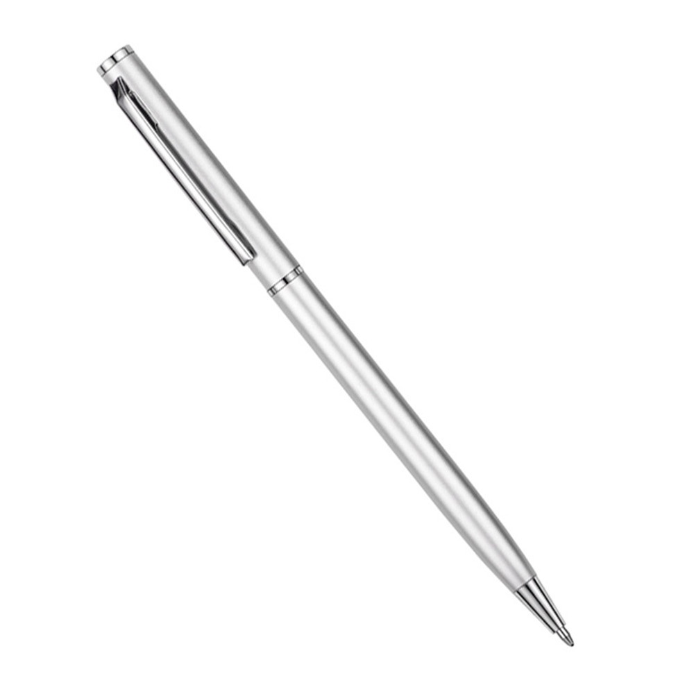 Bút Bi Mực Đen Bằng Thép Cao Cấp 13cm