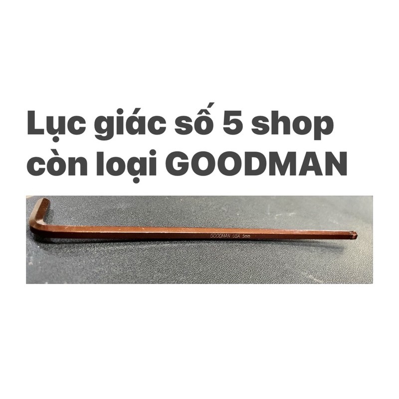 Lục giác nâu đầu bi lẻ crossman-goodman 1.5-10 , lục giác 1.5 / 2/ 2.5 / 3 / 4 / 5 / 6/ 8 / 10mm