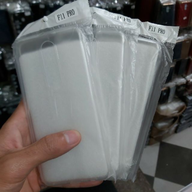 Bộ 3 chiếc ốp silicon oppo F11 pro trong suốt (loại A)