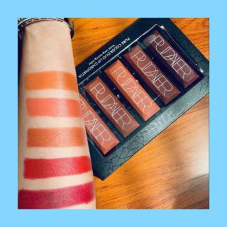 💄[Tách lẻ] Bộ 5 son thỏi siêu lì matte Pudaier màu hottrend