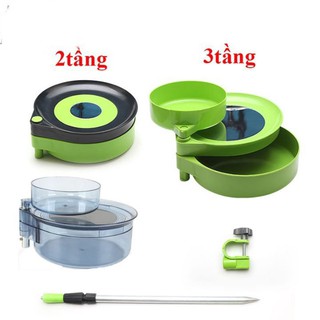 Khay đựng mồi câu đài, câu đơn phụ kiện câu cá