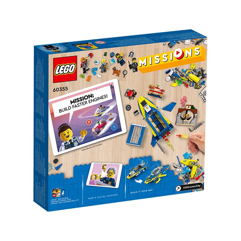 Đồ Chơi LEGO Nhiệm Vụ Thám Tử Của Tuần Tra Biển 60355 (278 chi tiết)