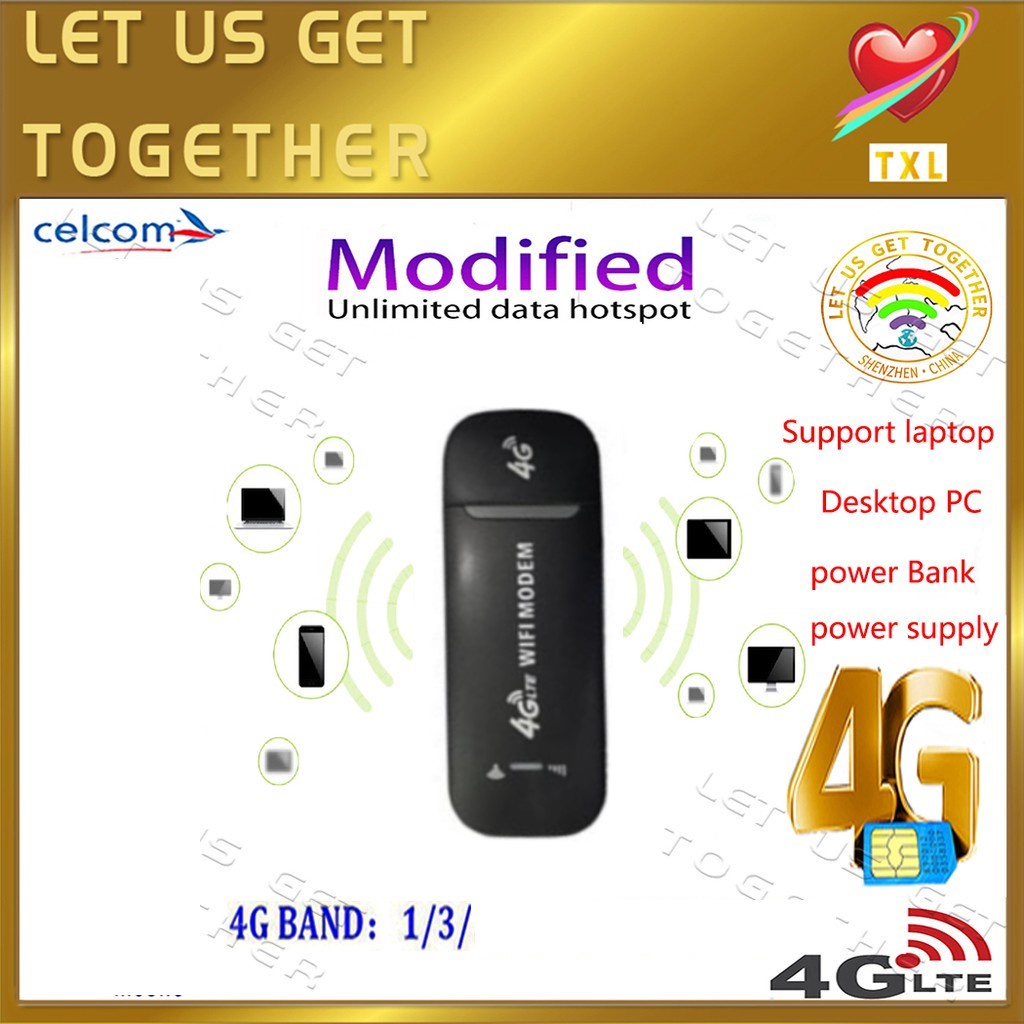 Unlocked 4G LTE WIFI Wireless USB Dongle Stick Mobile Broadband SIM Card Modem/4G LTE Modem wifi Dongle Router Wireless USB Router 3G/4G wifi router Broadband 100Mbps SIM Card Network Pocket Mobile Hotspot/Wifi Modem4G Modem Router RS810 Unlocked Bypas