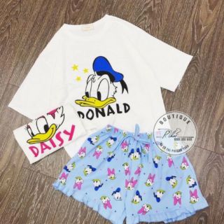 Set áo quần vịt daisy