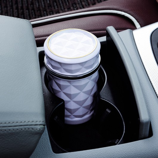 Gạt tàn thuốc đa năng có đèn LED phản quang sáng tạo hình dạng kim cương tiện dụng cho xe hơi