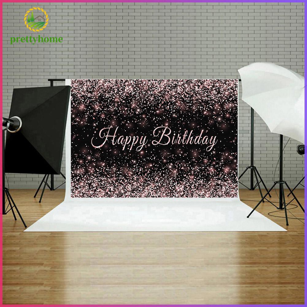 Live*Birthday Theme Background Cloth Backdrop Home Decor Studio Photography Prop