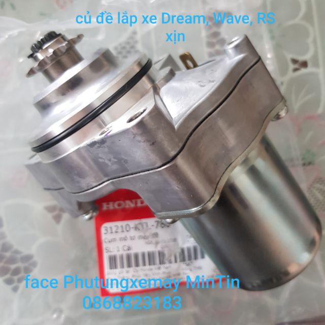 Củ đề lắp xe Dream, Wave 100 xịn