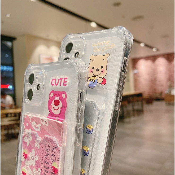 Ốp lưng iphone trong túi đựng gấu cute 6/6s/6plus/6splus/7/7plus/8/8plus/xs/11/12/13/14/Pro/Plus/Promax TT31