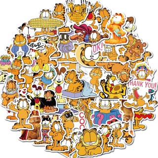 Set 50 miếng dán sticker mèo Garfield