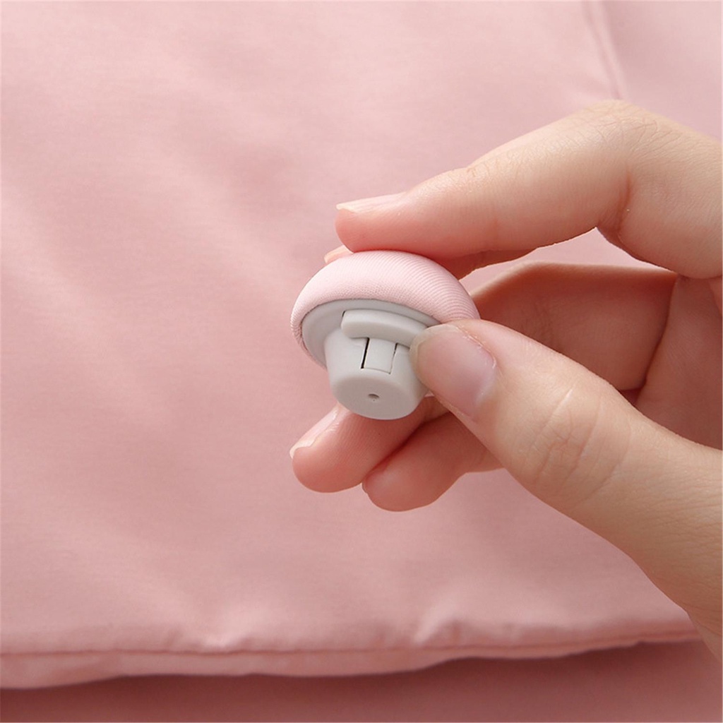 FAY Bộ 4 Kẹp Cố Định Ga Trải Giường Chống Trượt Hình Cây Nấm