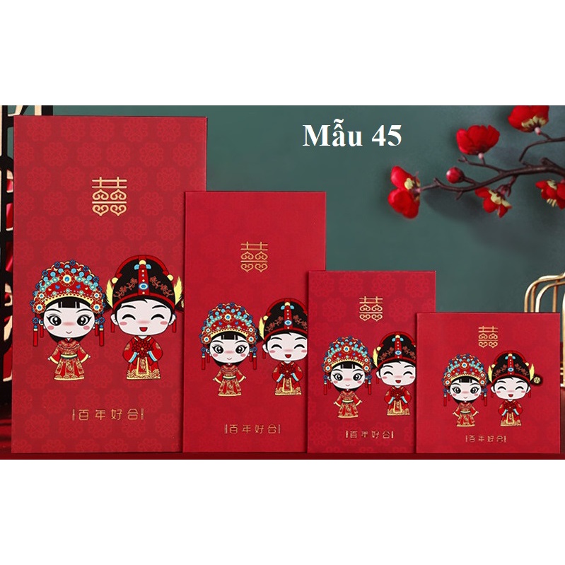 Bao lì xì dùng trong bưng quả đám cưới