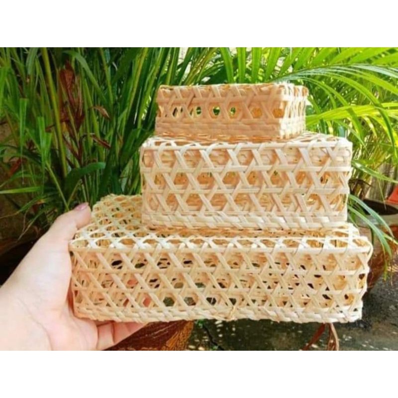 Hộp tre làn tre đựng quà