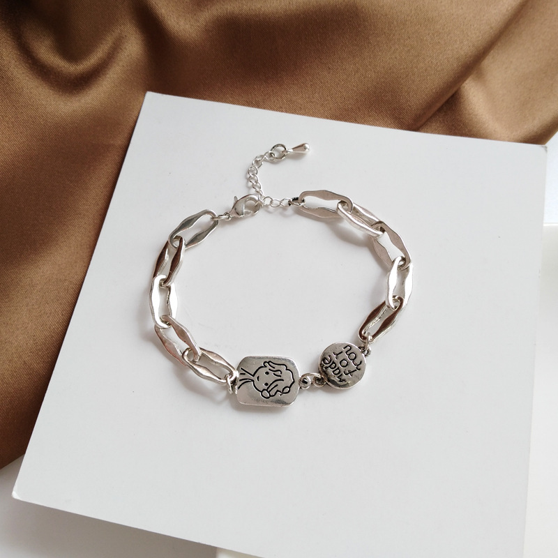 Simple Little Prince Face Metal Bracelet