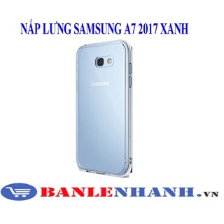 Nắp lưng samsung a7 2017 màu xanh