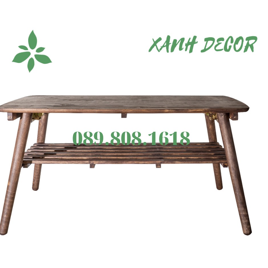 Bàn xếp gọn Xanh Decor Monocoat