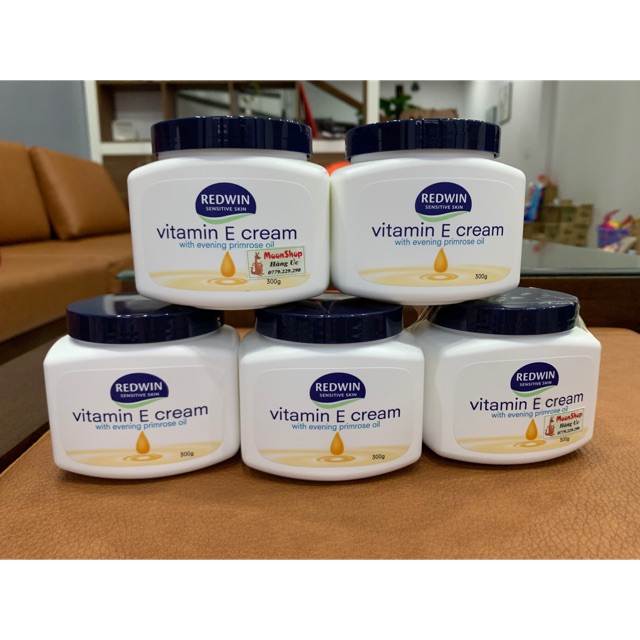Kem dưỡng vitamin E Redwin Úc