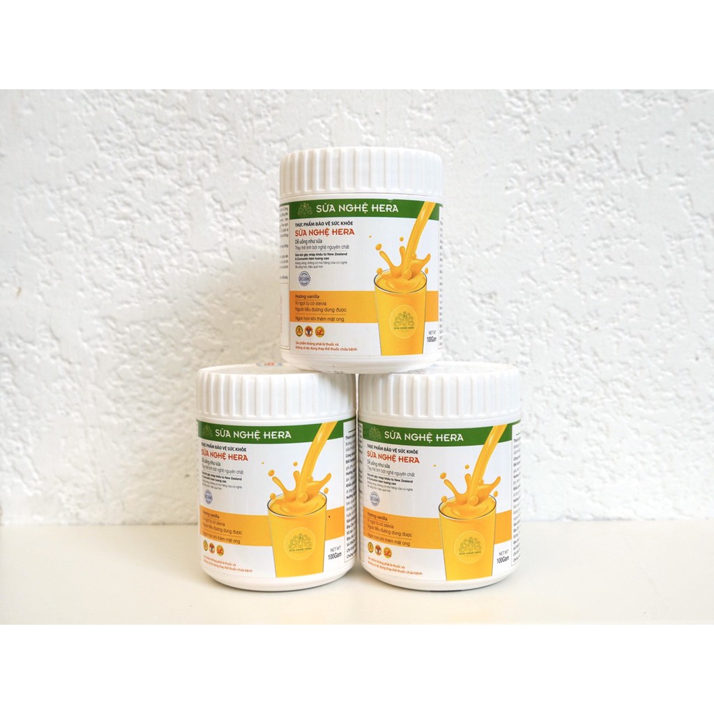 Combo 2 Sữa Nghệ Hera Hộp 100gr [CHÍNH HÃNG] SỮA NGHỆ HERA THAY THẾ TINH BỘT NGHỆ, TỐT CHO DẠ DÀY | BigBuy360 - bigbuy360.vn