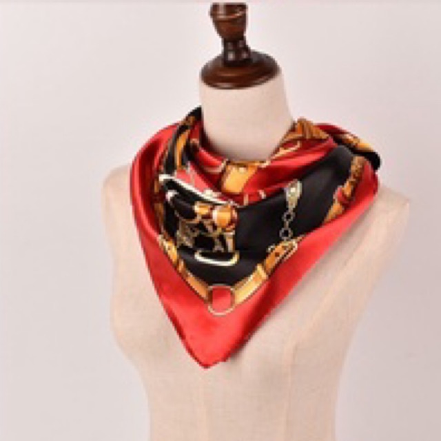 Khăn turban vuông bandana cột áo yếm size 90cm - Maben