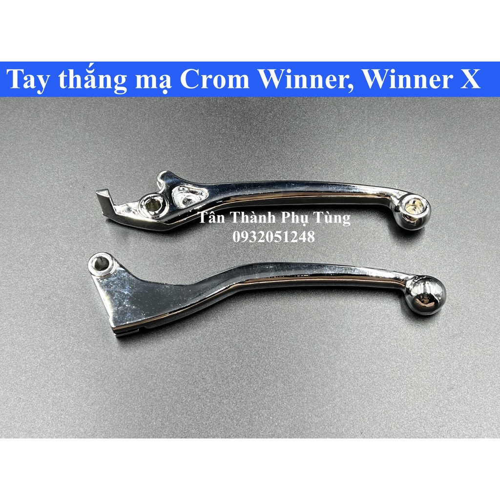 Tay thắng Winner V1, Winner X, V3 mạ Crom - Hàng Malaysia ( 1cặp)