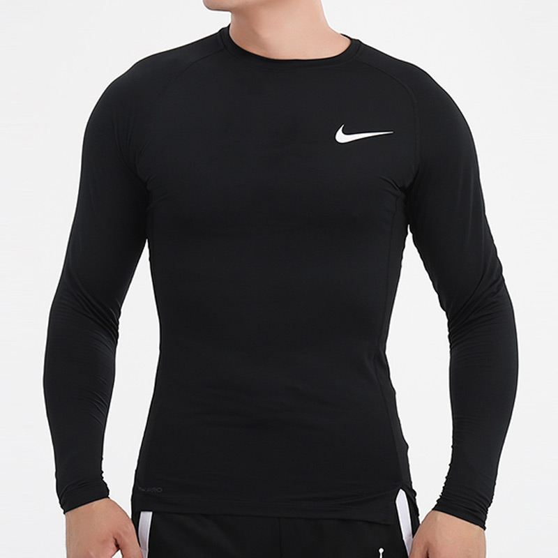 Áo Thun Thể Thao Nike Tay Dài Cổ Tròn Thoáng Khí Cho Nam Bv5589-010