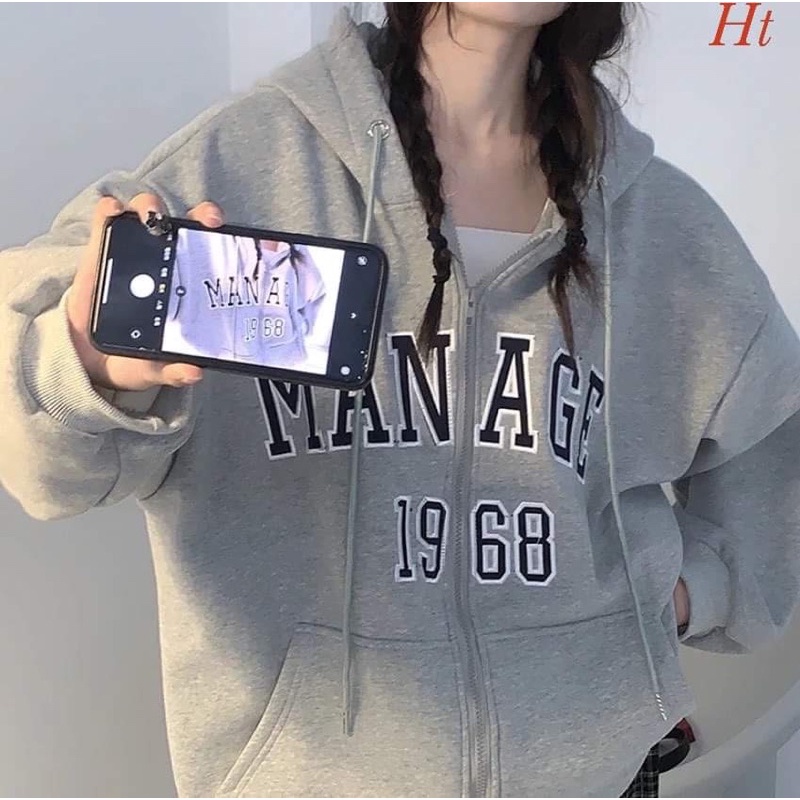 Áo khoá nỉ 1968 HT11