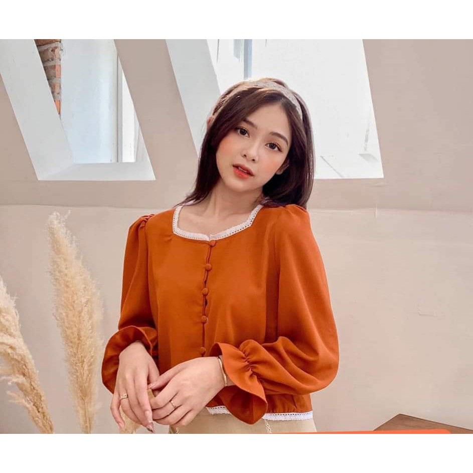 ÁO SƠ MI TIỂU THƯ FORM NGẮN AM13