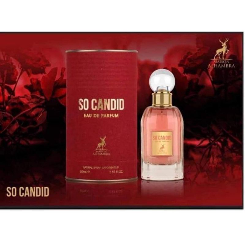 [SIÊU_HOT] Nước hoa nội địa Dubai So Candid 85ml ngọt thanh quyến rũ