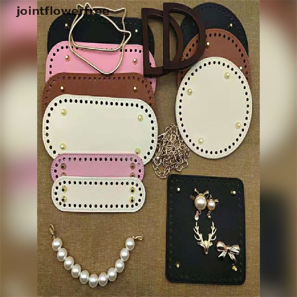 Đáy Da Hình Oval Làm Túi Xách Handmade DIY