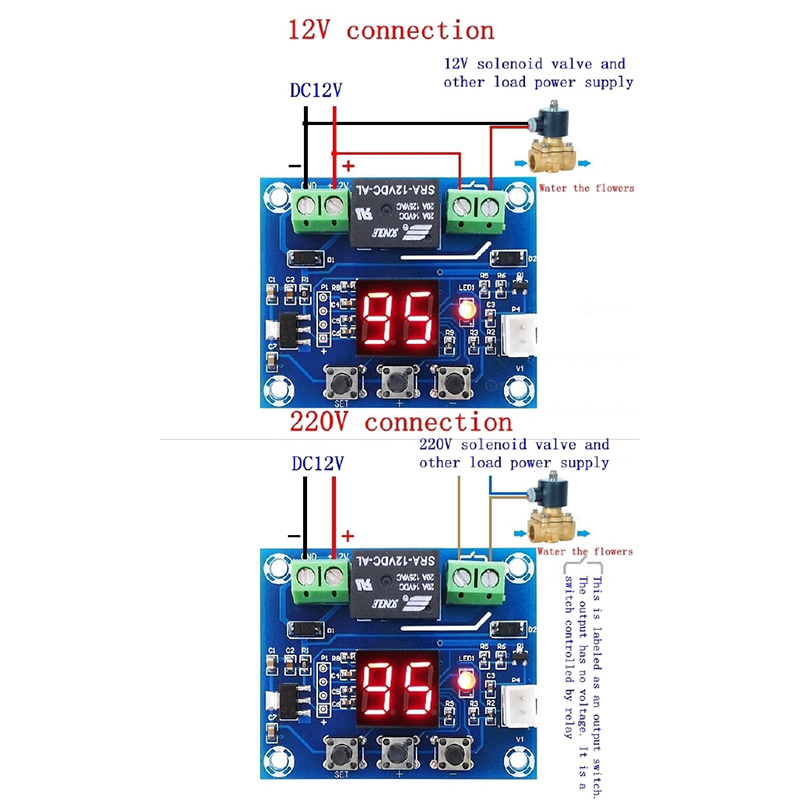 Mô-đun cảm biến điều khiển độ ẩm của đất kỹ thuật số XH-M214 DV 12V 10A