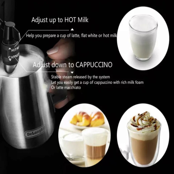 Máy pha cà phê Espresso thương hiệu Delonghi của Italia ECP36.31 Công suất 1100(W) - HÀNG CHÍNH HÃNG