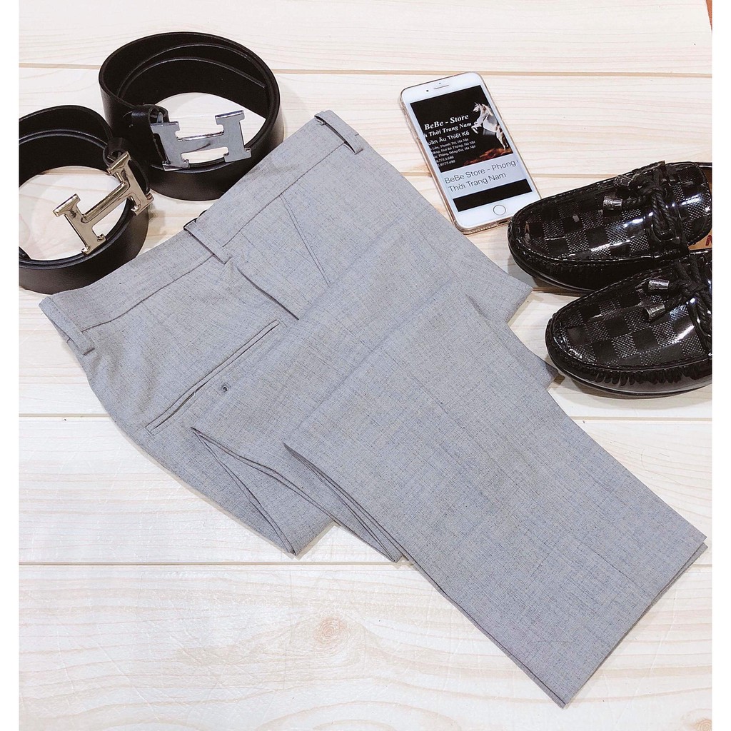 Quần Âu Nam Màu Xám Bạc | BigBuy360 - bigbuy360.vn