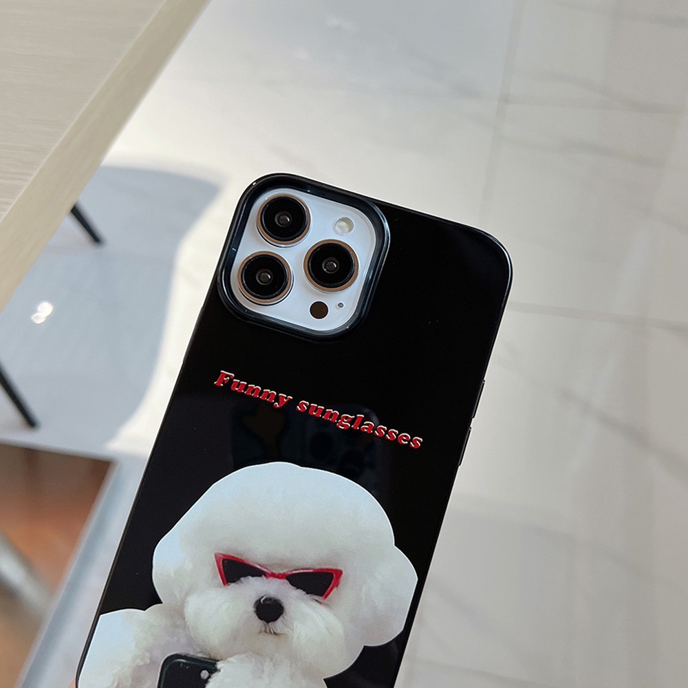 Ốp Điện Thoại TPU Silicon Hình Cún Hoạt Hình Cho ốp iPhone 11 pro max X Xr Xs 7 8 14 Plus Se 2020 12 pro max 13