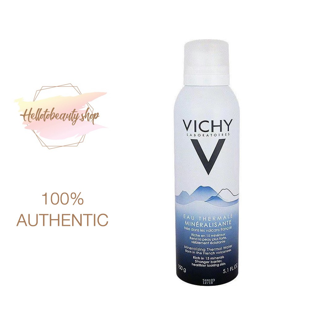 【Giải phóng hàng tồn】Nước xịt khoáng dưỡng da Vichy Mineralizing Thermal Water 50ml 150ml  - Cam Kết Chính Hãng