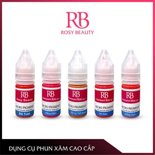 Mực phun hữu cơ Rosy nhanh bám, mực phun bong đậm 10ml