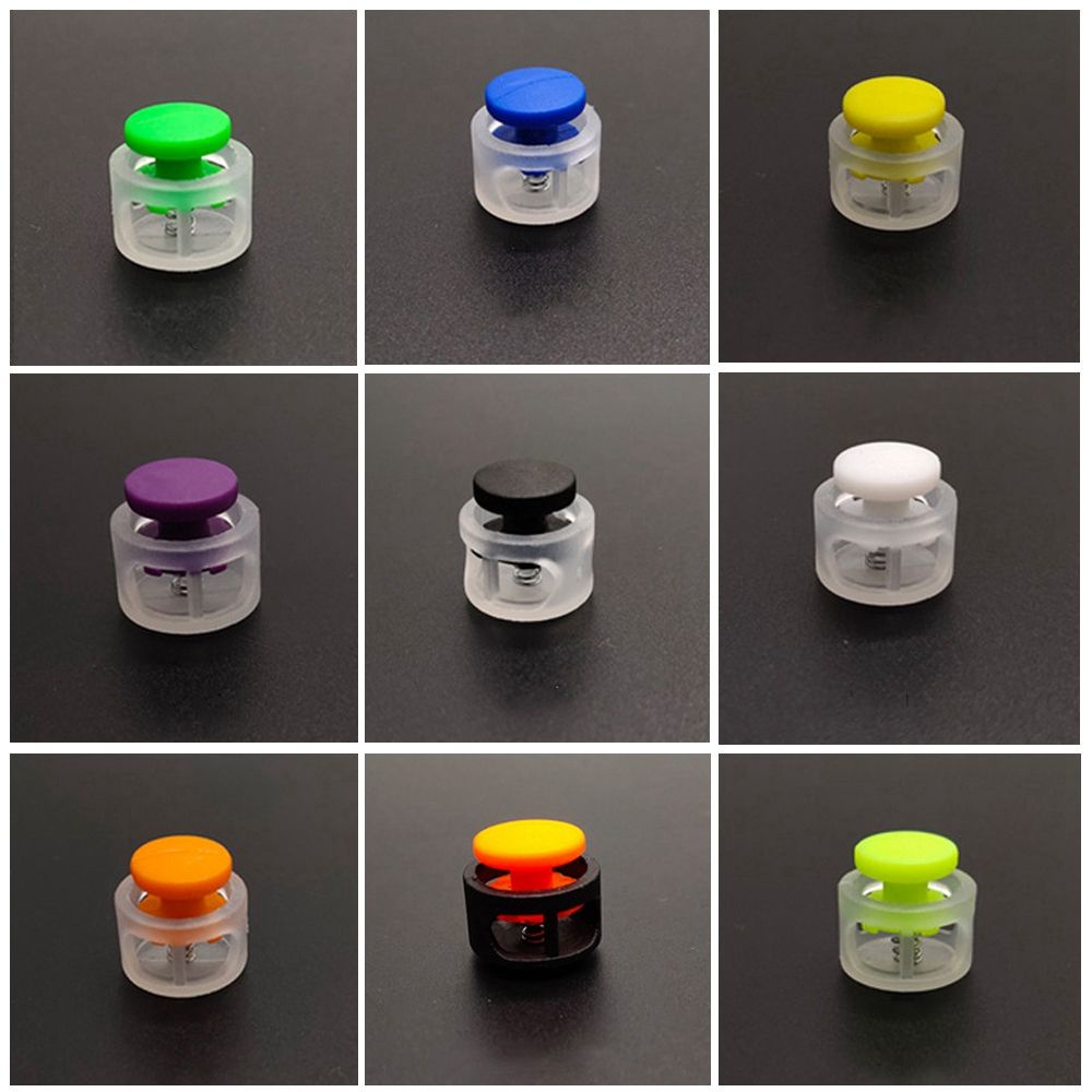 Set 10 nút chặn dây bằng nhựa 7mm x 17 x 16mm chuyên dụng