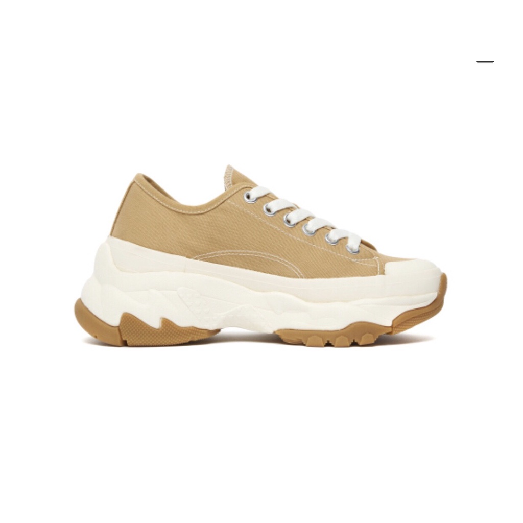 Giày Chunky MLB low kem