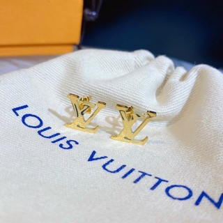 [kèm túi] Khuyên titan / bông tai nam nữ chất liệu titan cao cấp không han gỉ LV 