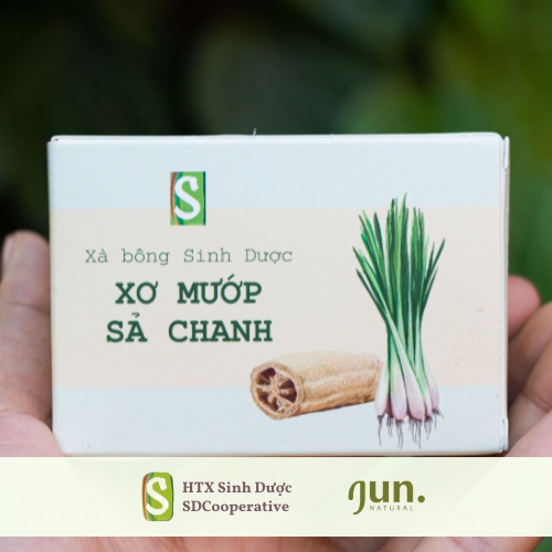 Xà bông Sinh Dược Xơ mướp SẢ CHANH 120g