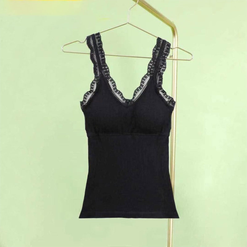 Áo Tank Top Có Mút Đệm Co Giãn Thời Trang Mùa Hè Dành Cho Nữ