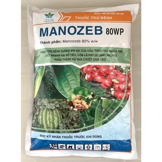 Thuố.c trừ bệnh manozeb 80wp xanh gói 1kg - sạch bệnh - xanh cây